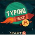 a photo of typing rocket junior